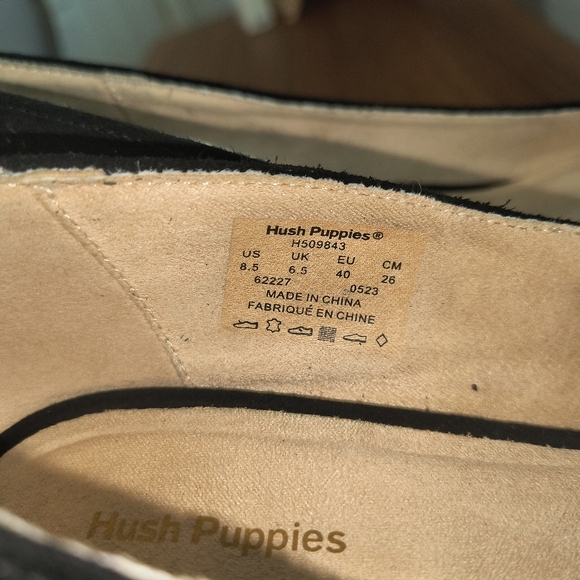 2 inch black heels Hush Puppies, Sofie Size 8.5 - Picture 6 of 7